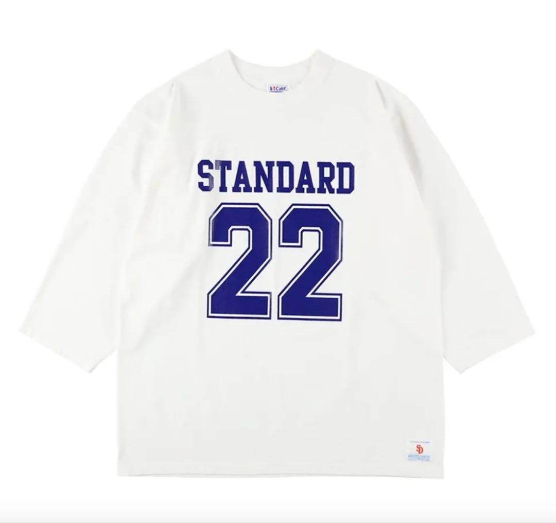 STANDARD CALIFORNIA ヘビーウエイトフットボールロゴTee