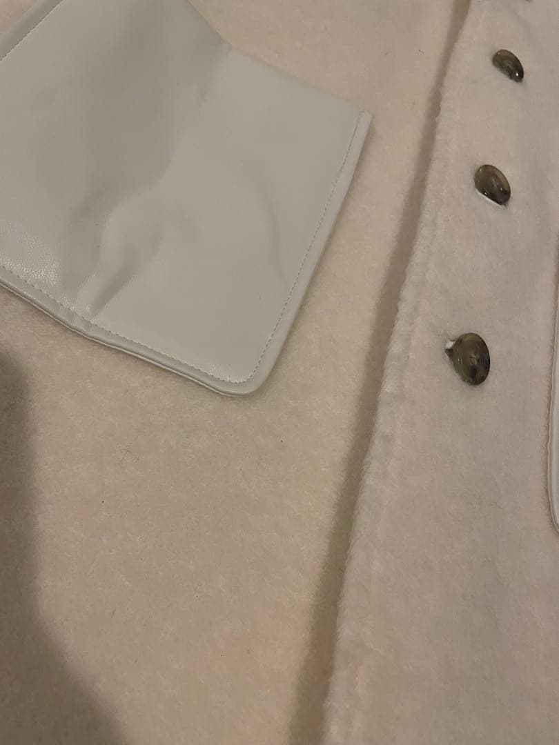 【12/4掲載終了】MACPHEE マカフィー　シープパイルクルーネックジレ