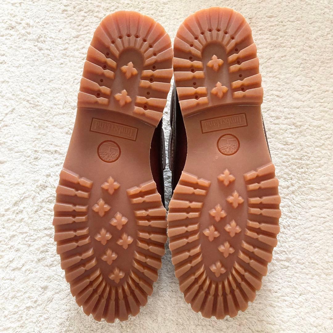 ティンバーランド　デッキ　シューズ　3eye 27.0 モカシン　ワイン