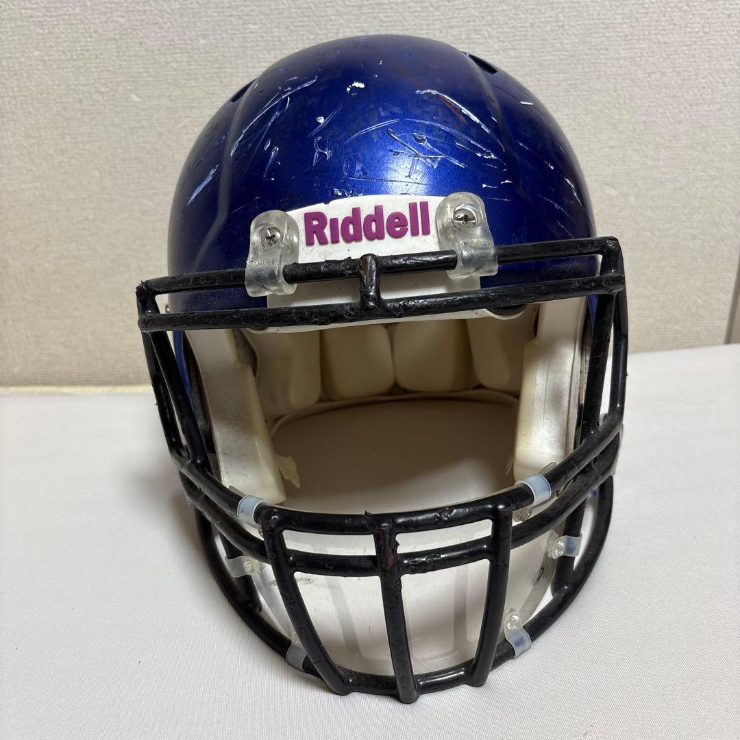 Riddell アメリカンフットボールヘルメット 青