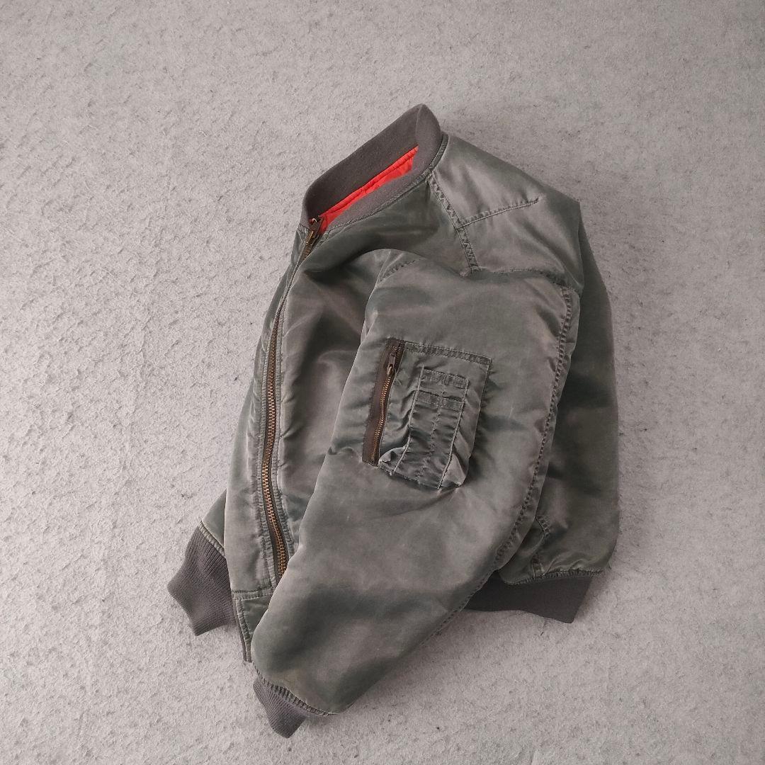 MA-1 フライトジャケット USAFタイプ オリーブ M相当 短丈