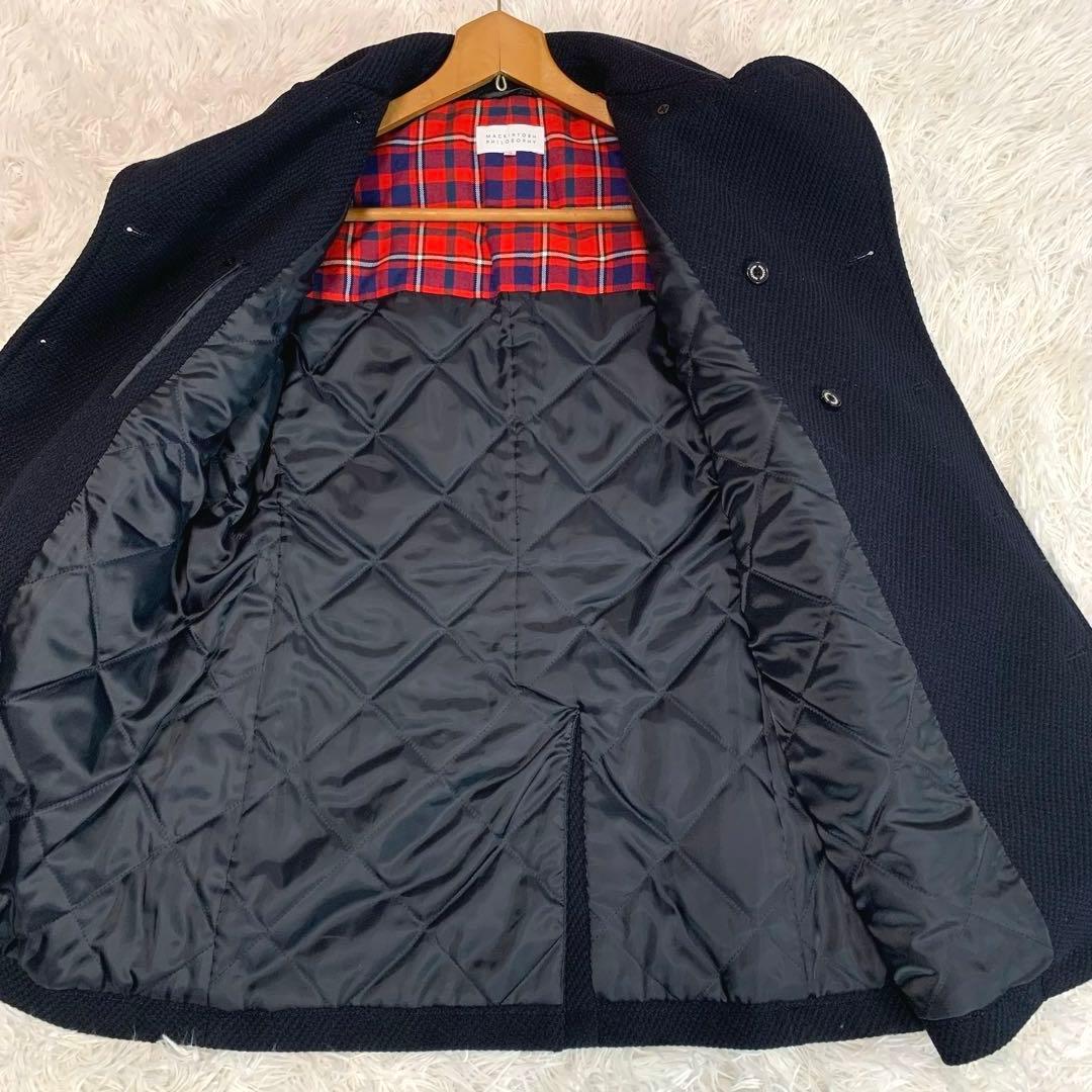 L/美品◆MACKINTOSH PHILOSOPHY◆裏地キルティング◆Pコート