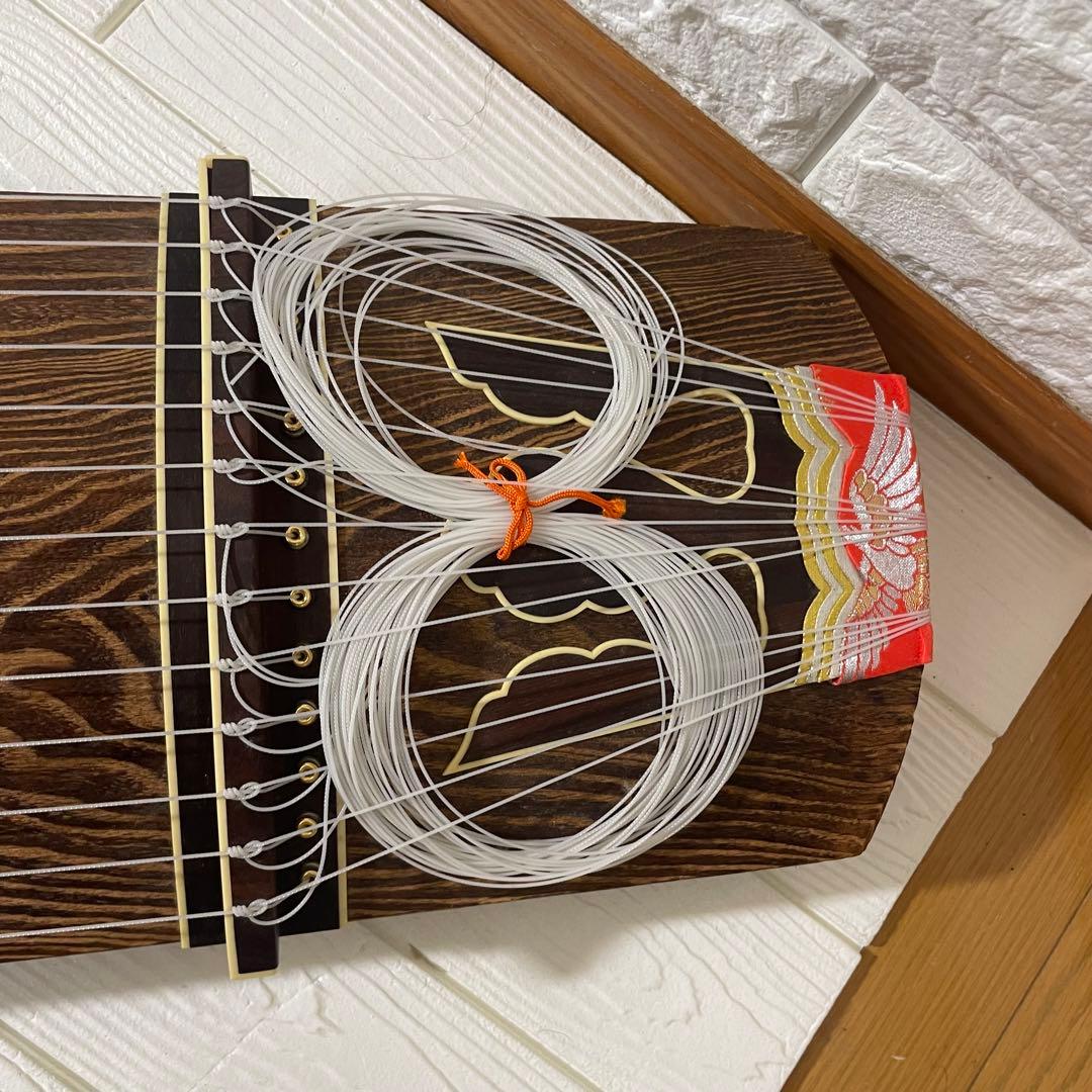 【最上級品】くり甲 綾杉彫 13絃箏 琴 お琴 こと柱つき