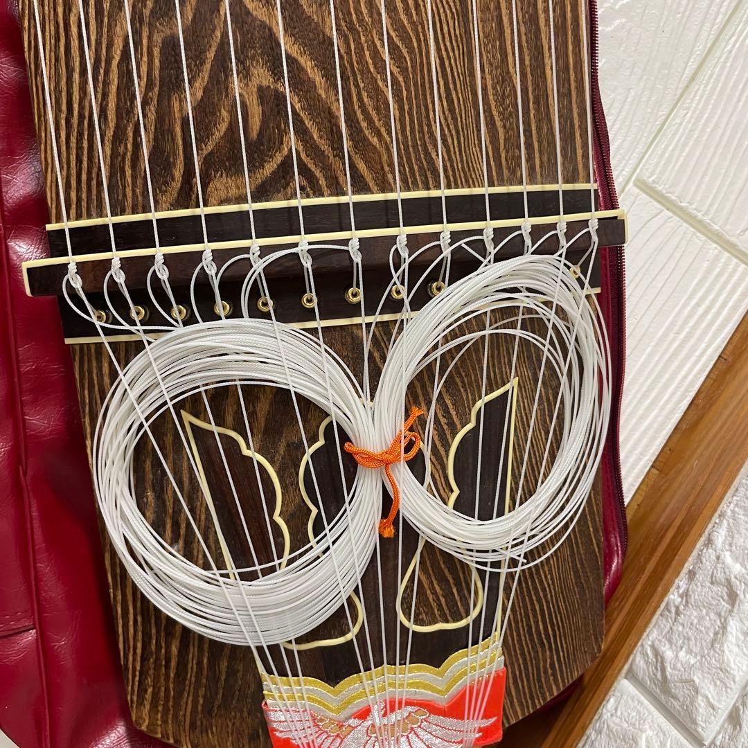 【最上級品】くり甲 綾杉彫 13絃箏 琴 お琴 こと柱つき