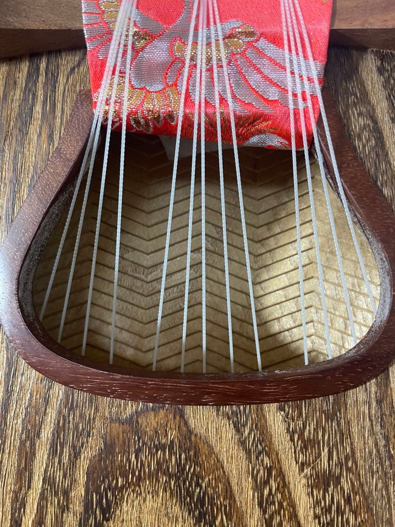 【最上級品】くり甲 綾杉彫 13絃箏 琴 お琴 こと柱つき