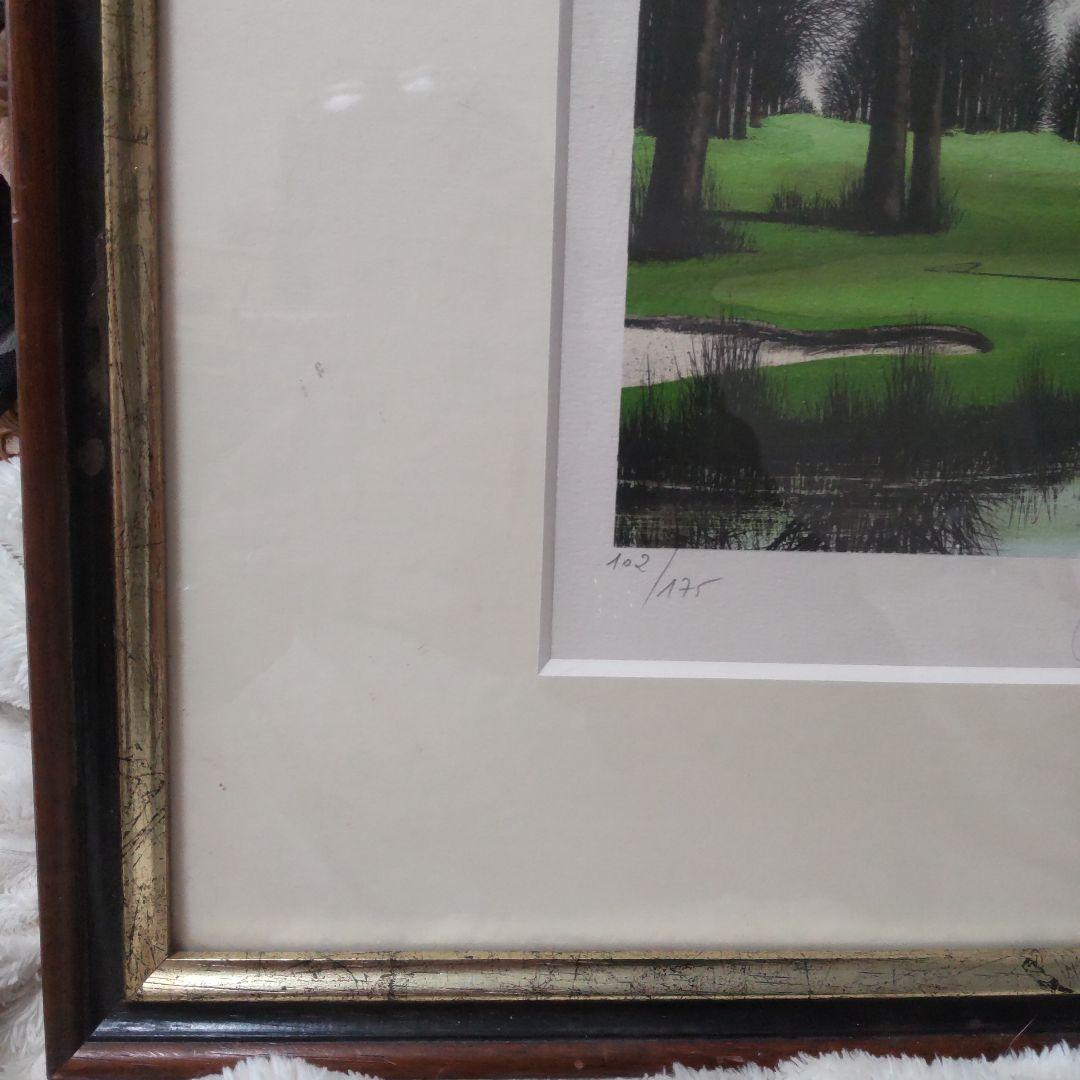 値下げ　デペルト「ショールクリークゴルフクラブ」リトグラフ