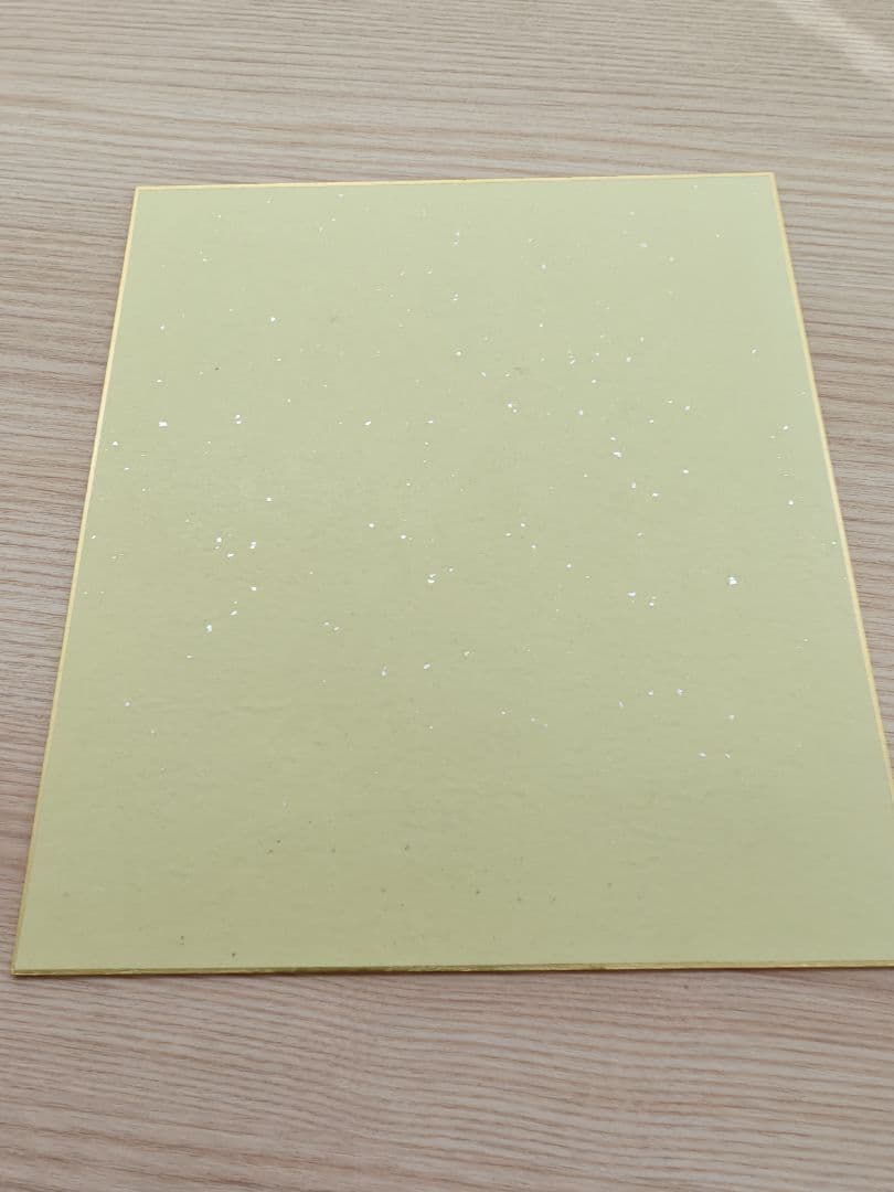 ワンピース　手描きイラスト入りサイン色紙