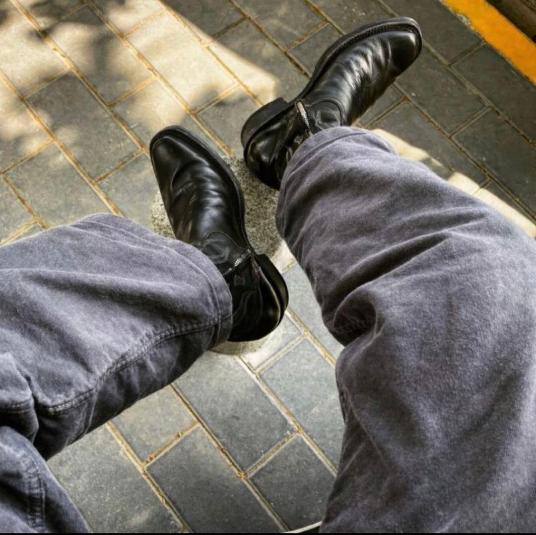 Flame Western Zip-up Heel Boot ブーツ