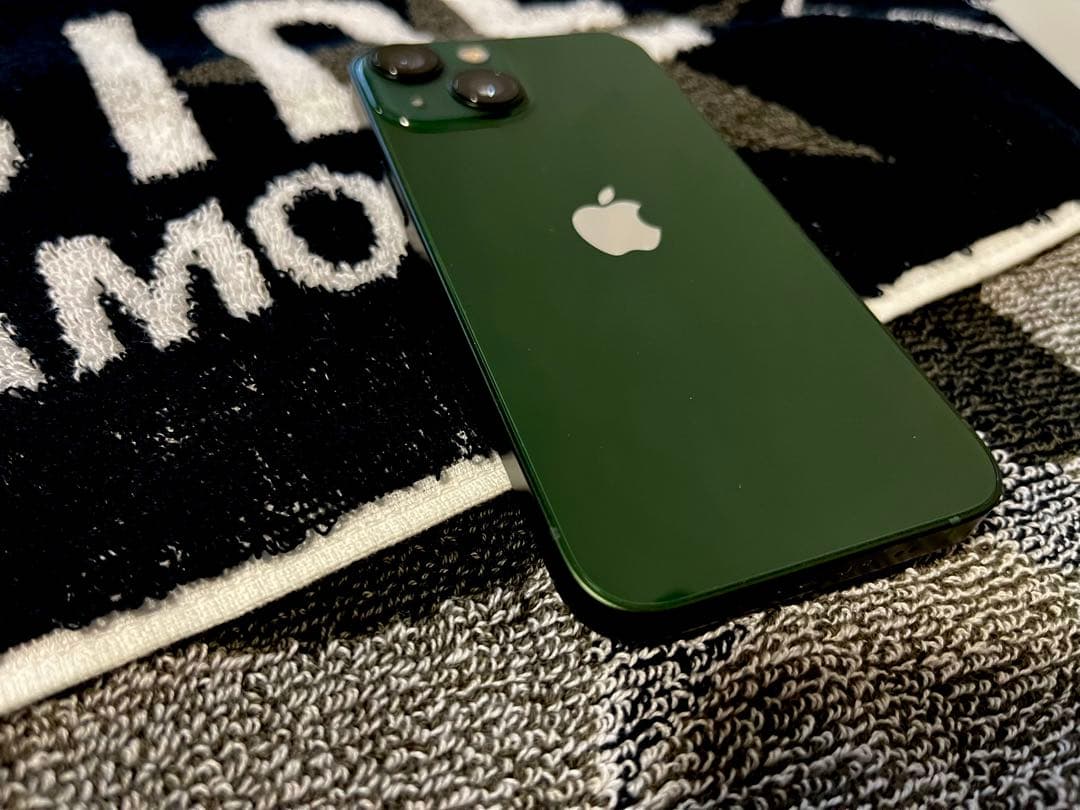 極美品 iPhone13mini 256GB グリーン元箱つき 付属品新品未使用