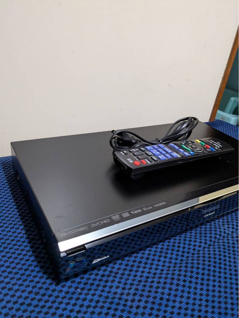 【最終値下げ】Panasonic ブルーレイレコーダー ブラック リモコン付き