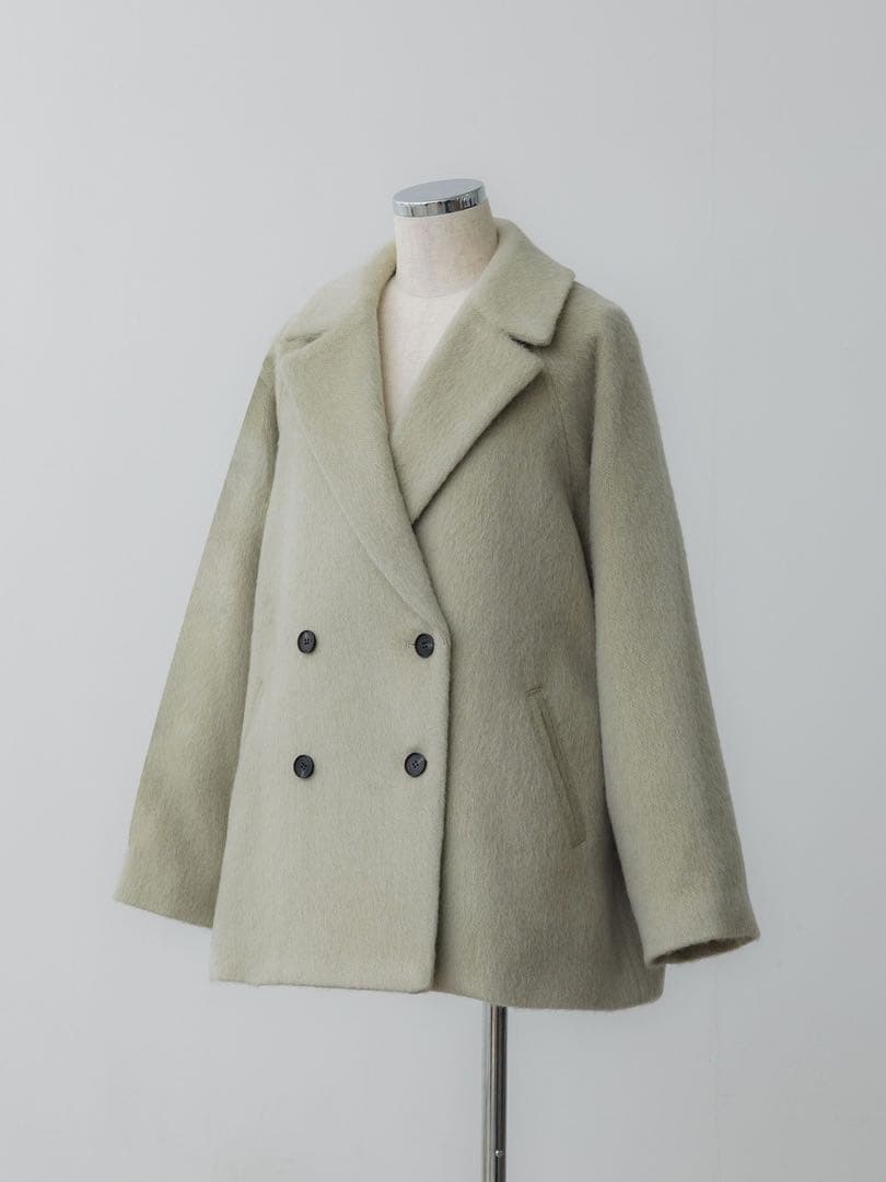 さ*す様 crewre / マイルドシャギーウールPコート(サイズ2)