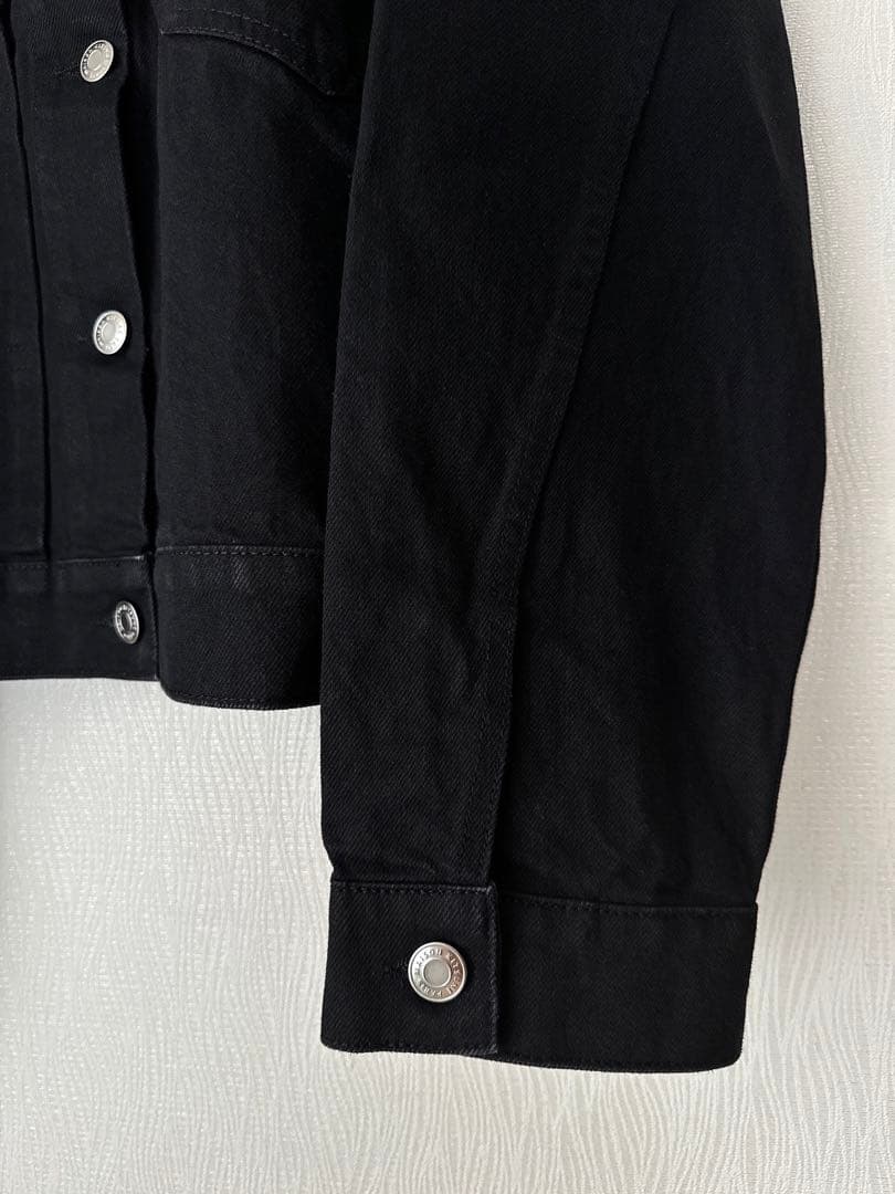 【新品】MAISON KITSUNE メゾンキツネ　ブラック デニム Gジャン