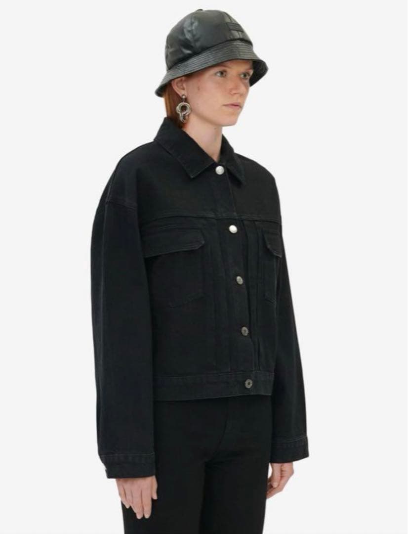 【新品】MAISON KITSUNE メゾンキツネ　ブラック デニム Gジャン