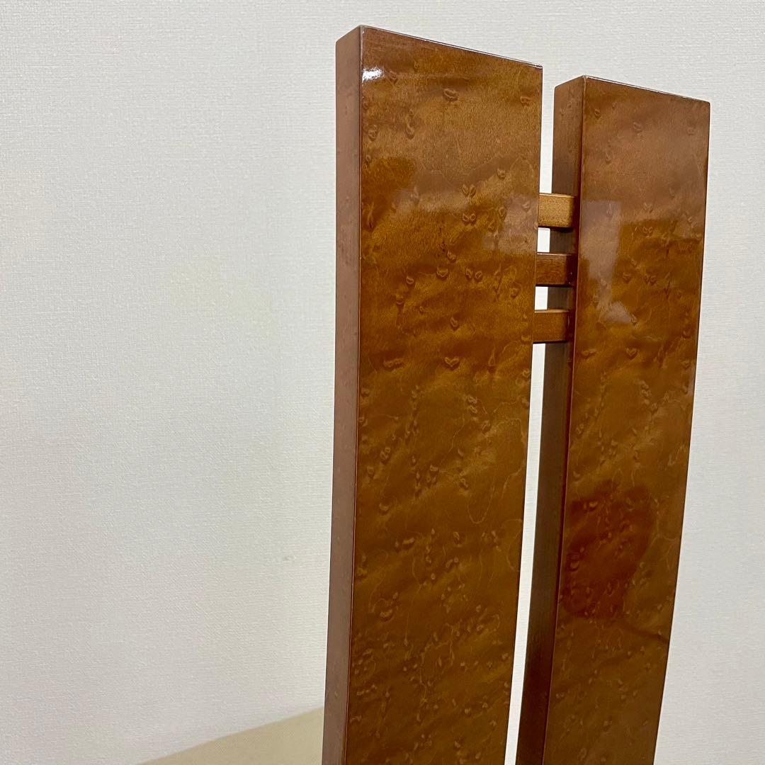 大塚家具【松創】(府中) ダイニングチェア \"バーズアイメイプル\" No.4