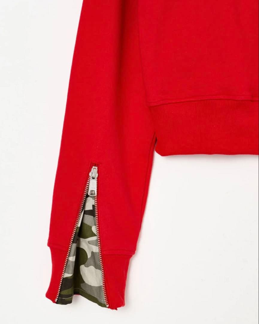 トップス beeden DUALITY ZIP DESIGN HOODIE