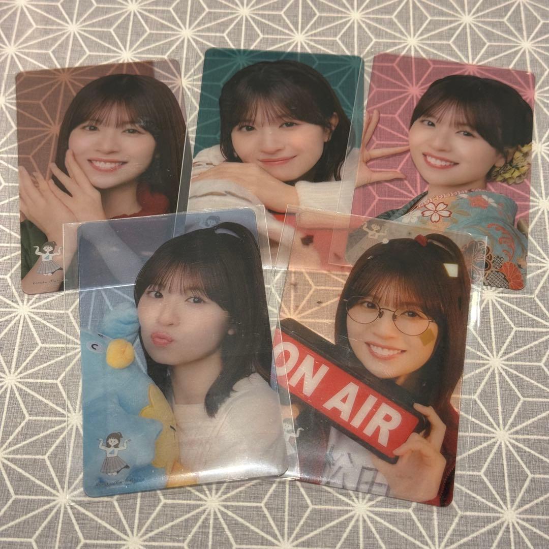 松田好花卒業セレモニー クリアカード 5種コンプ