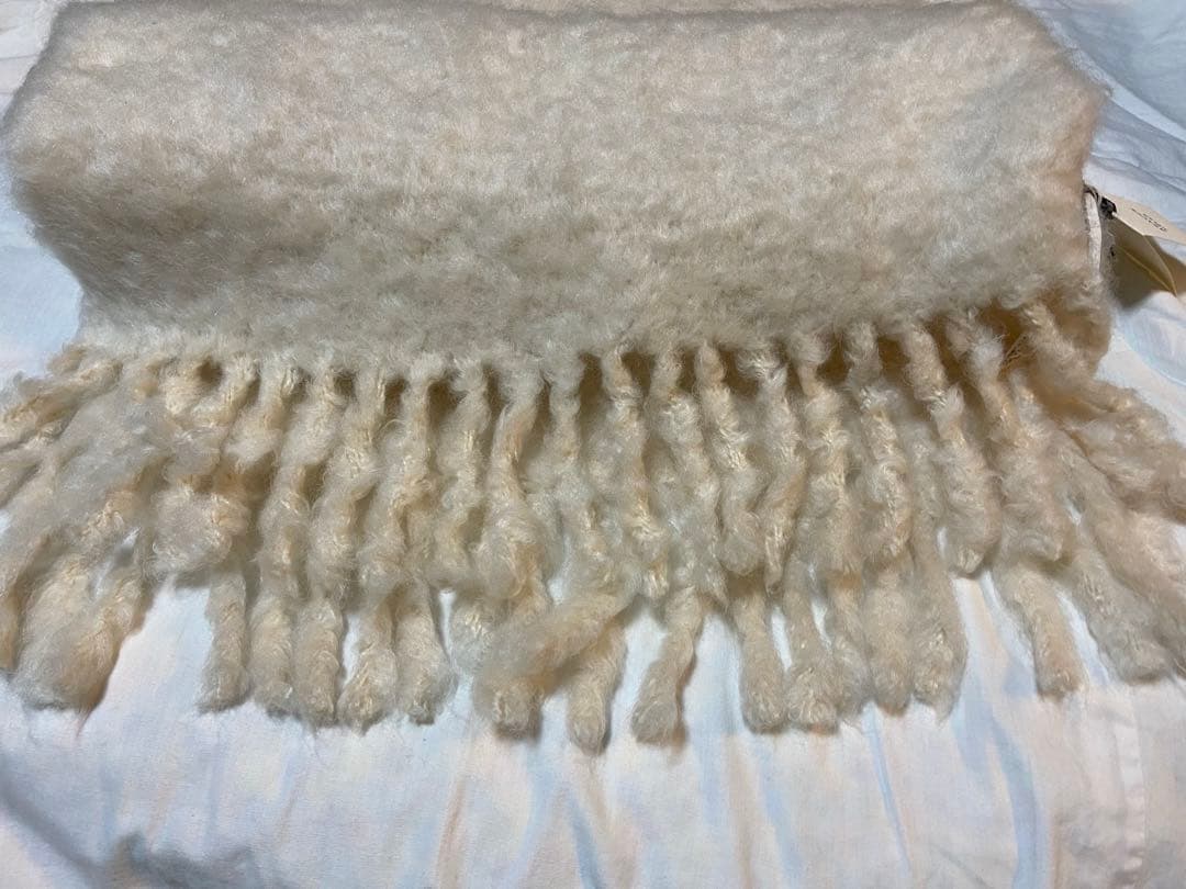 新品未使用⭐︎アソースメレ　モヘアストール　エクリュ