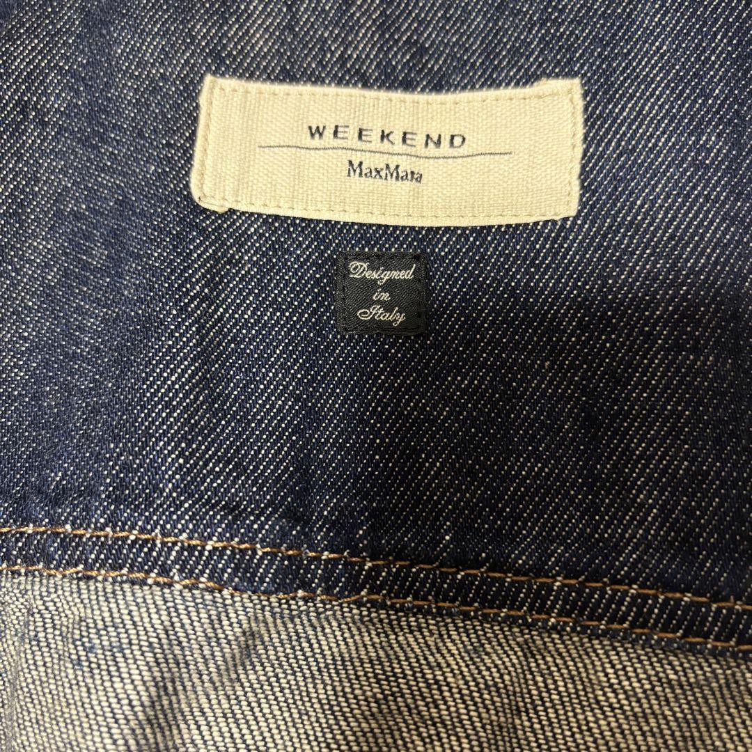 MaxMara WEEKEND デニムジャケット 40 インディゴ　ダークブルー