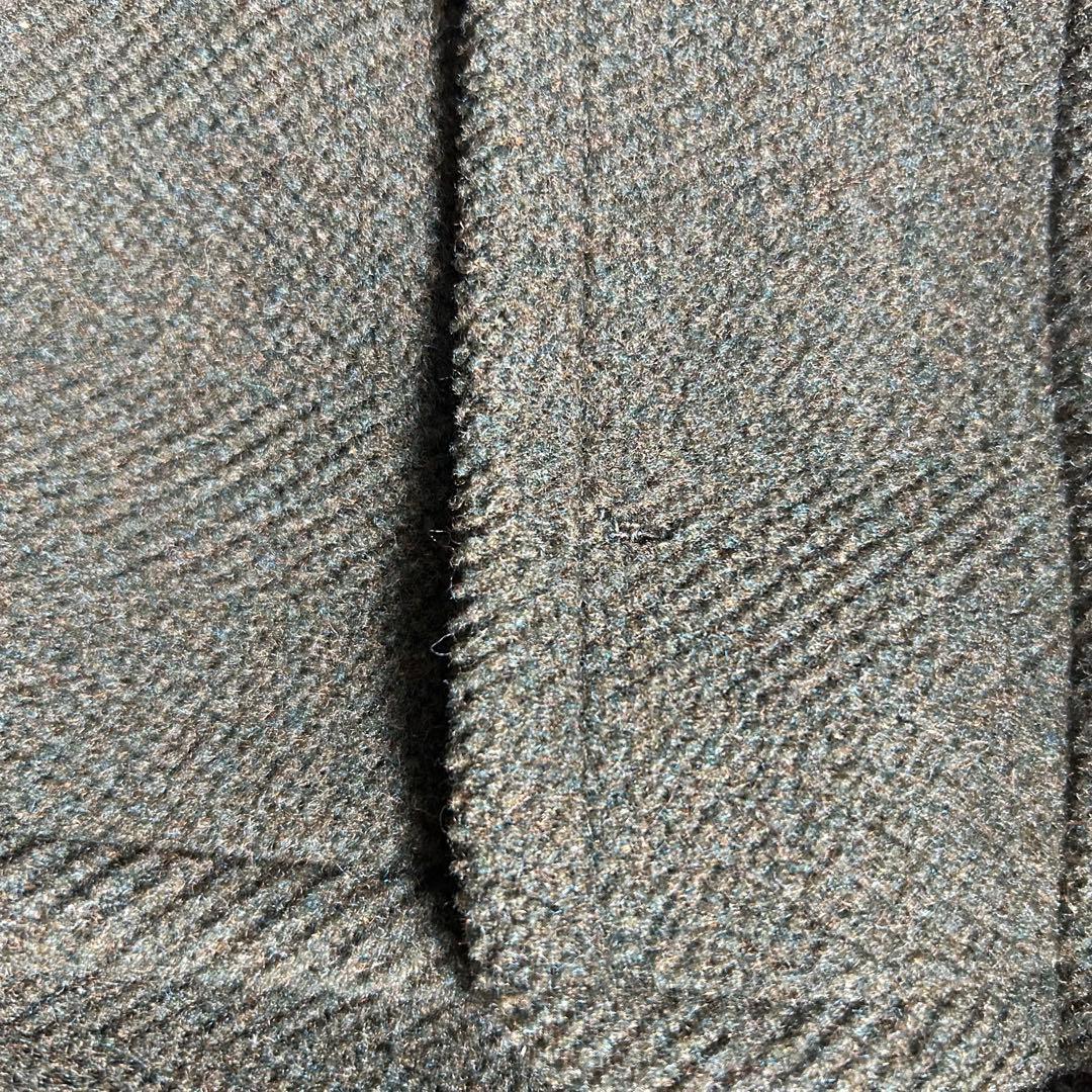 NEW YORKER Moorbrook ダッフルコート　グリーン　ヘリンボーン