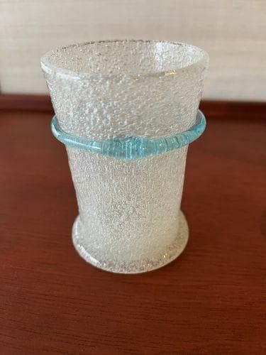 【美品】倉敷ガラス　横山秀樹　ガラス工芸　グラス