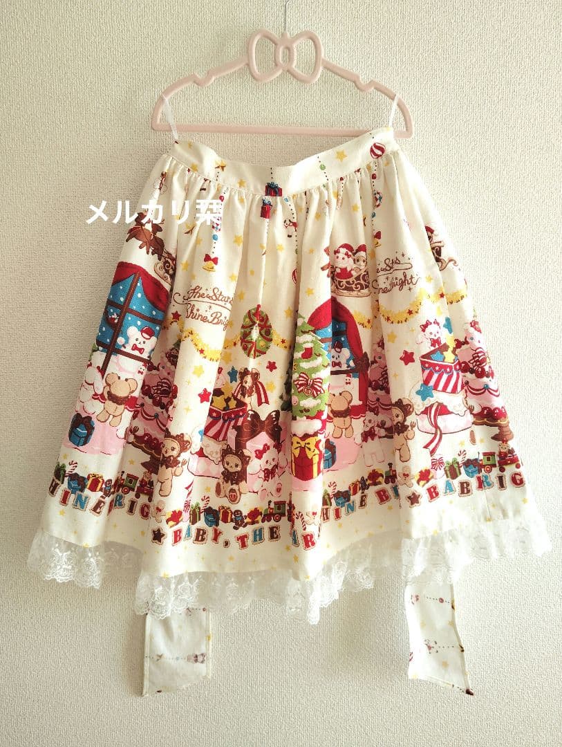 新品くみゃちゃんの Doki★Doki Christmas Party柄スカート