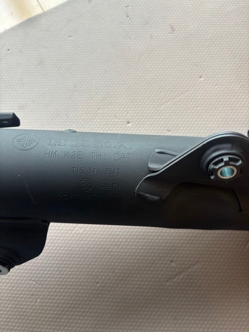 CT125 ハンターカブ　ホンダ純正 マフラー　ヒートガード　マットブラック