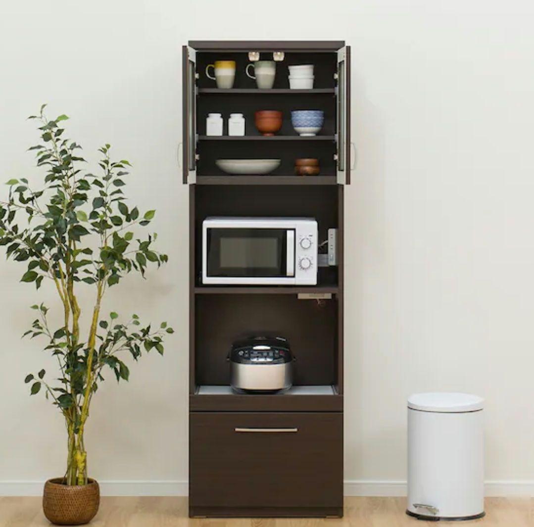 【送料込】ニトリ レンジボード (コパン T 60RB DBR）