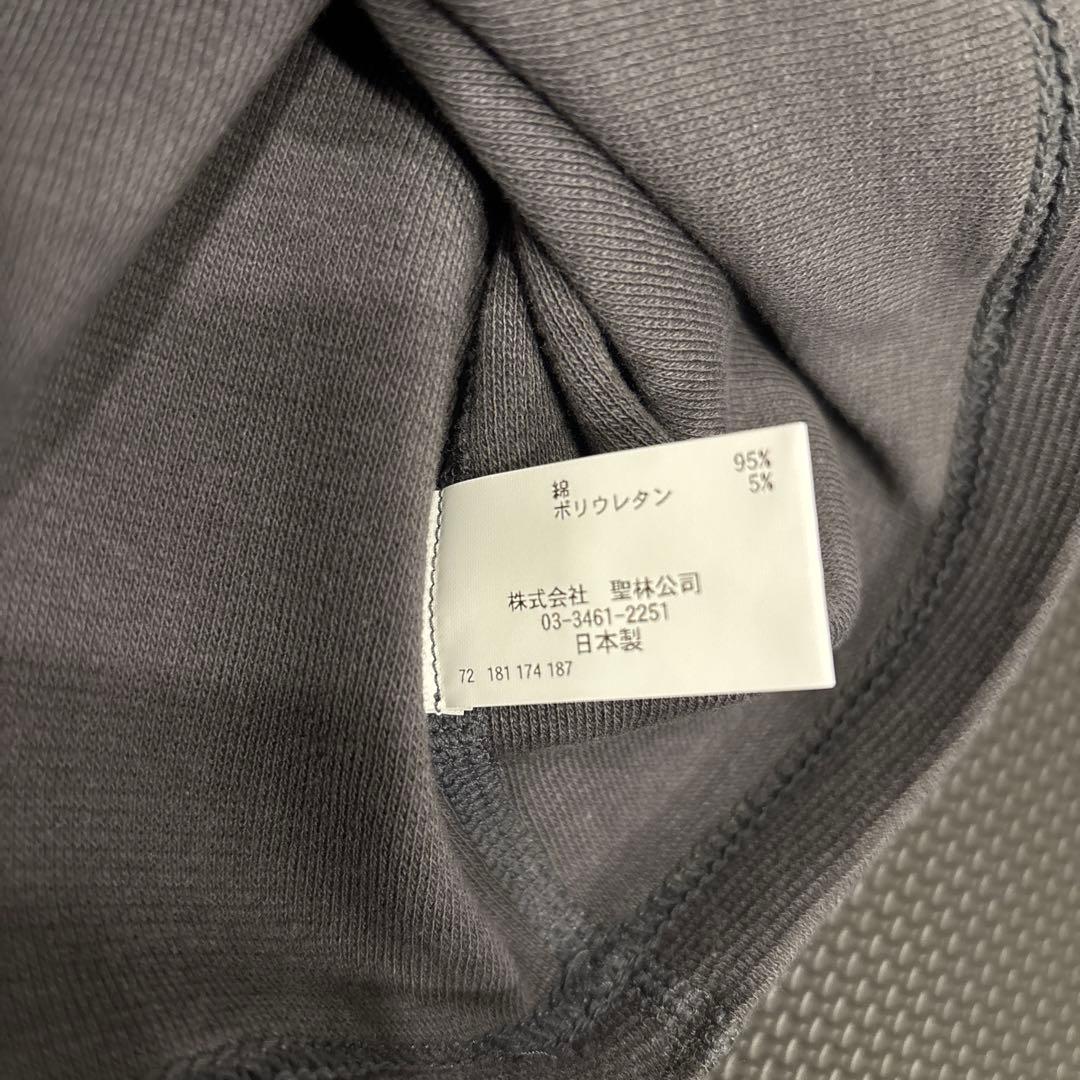 グレー＆ブラック 長袖カットソー サイズ2