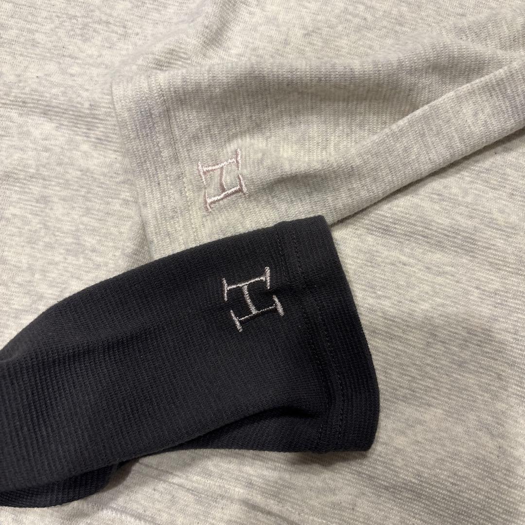 グレー＆ブラック 長袖カットソー サイズ2