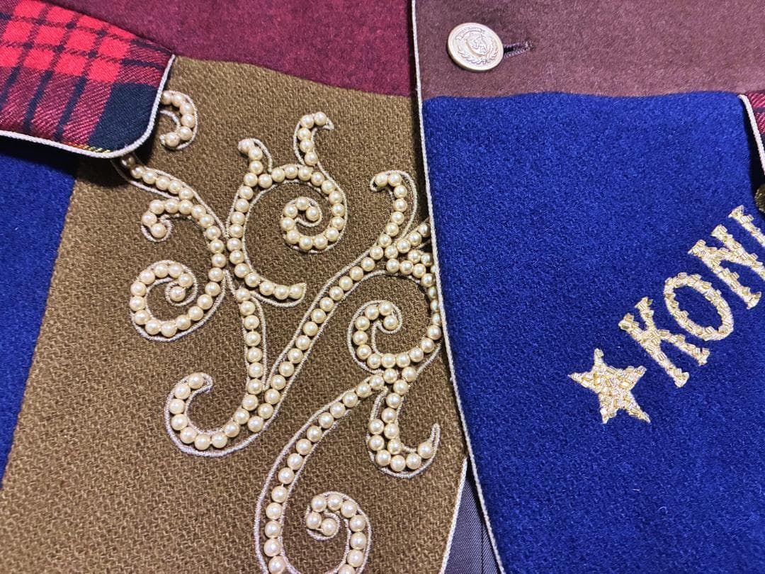 ◆FICCE(フィッチェ) ヨシユキコニシ パッチワーク装飾ジャケット / 美品