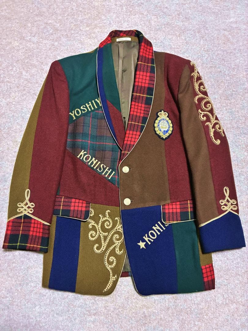 ◆FICCE(フィッチェ) ヨシユキコニシ パッチワーク装飾ジャケット / 美品