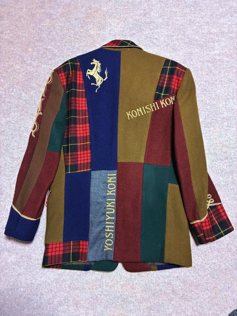 ◆FICCE(フィッチェ) ヨシユキコニシ パッチワーク装飾ジャケット / 美品