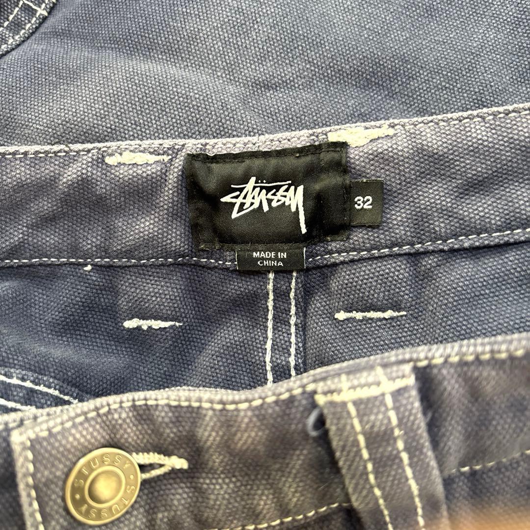 STUSSY ステューシー　ダブルニー　ペインターパンツ　NV 32