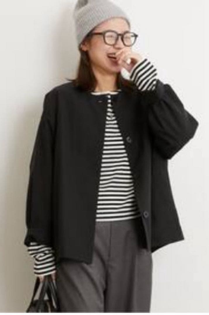 JOURNALSTANDARD relume クルーネックコクーンブルゾン