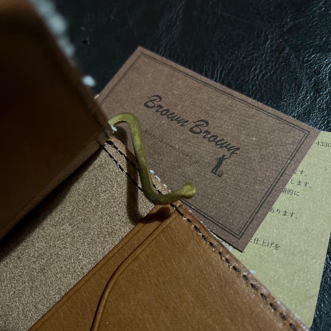 BrownBrown ブラウンブラウン　ヴィンテージデニム　マネークリップ