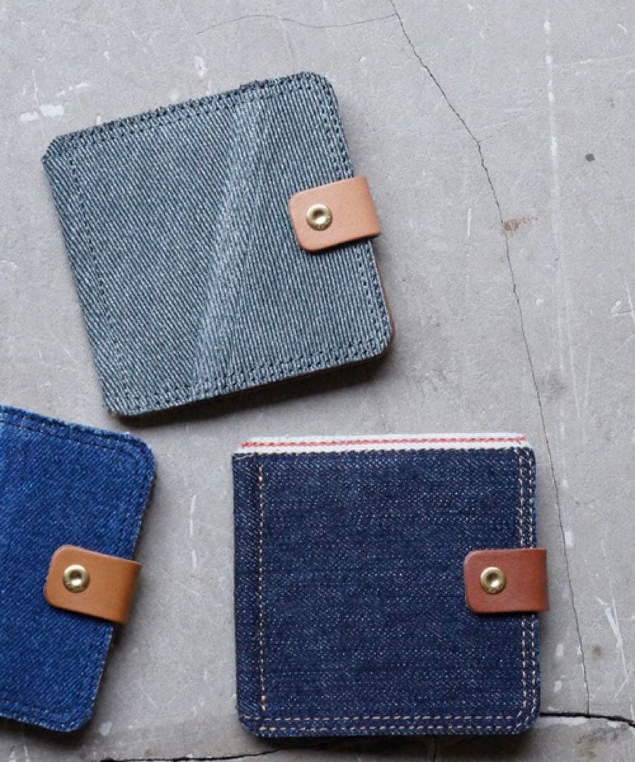 BrownBrown ブラウンブラウン　ヴィンテージデニム　マネークリップ