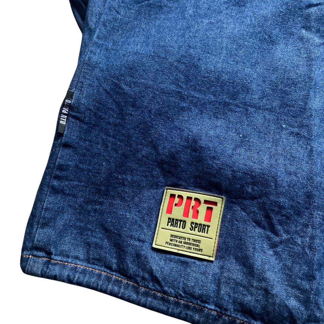 特大90s PARTO SPORT デニムセットアップ 上下 B系HIPHOP