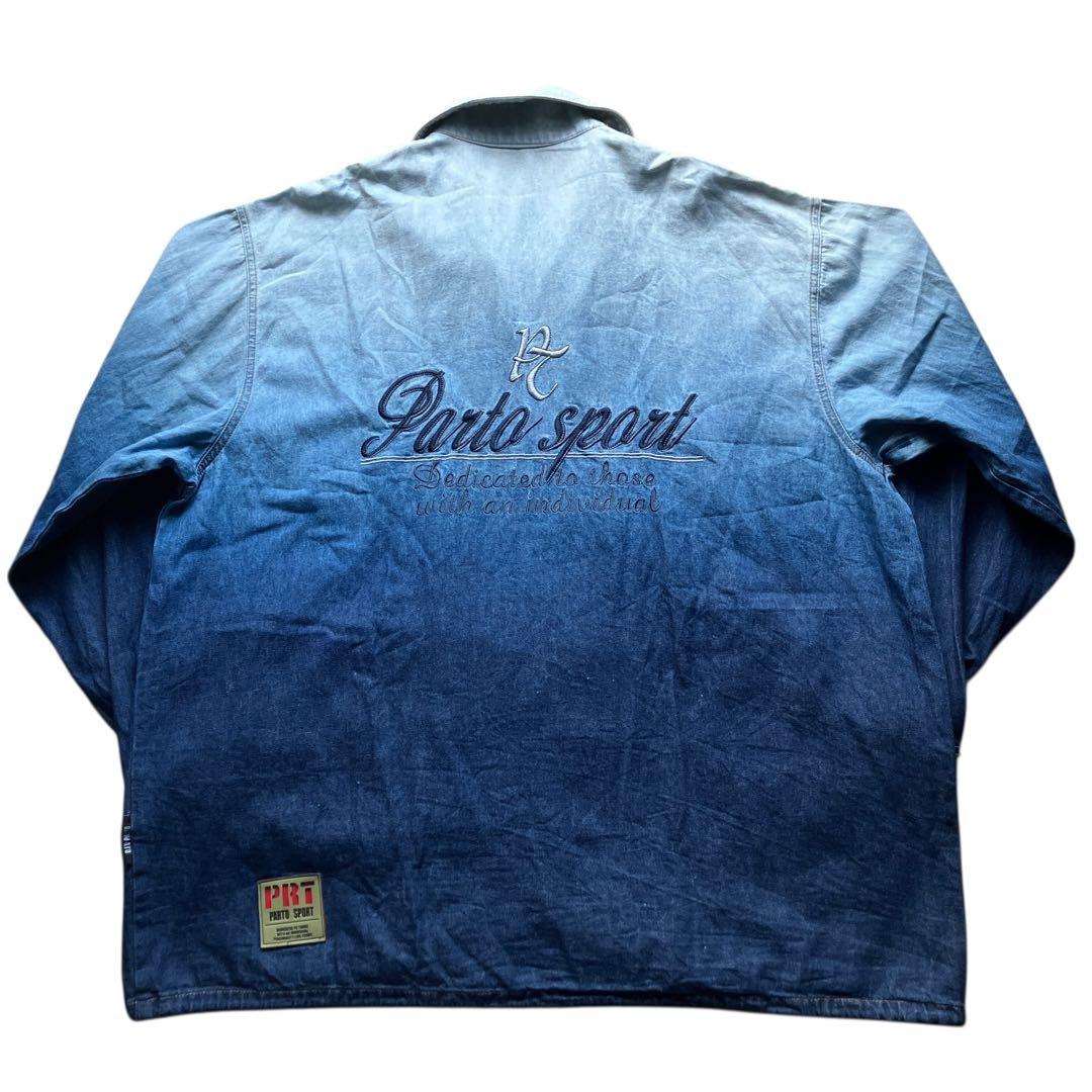 特大90s PARTO SPORT デニムセットアップ 上下 B系HIPHOP