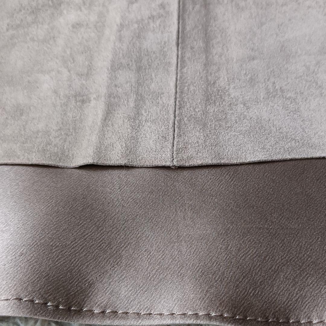 【ブルネロクチネリ】スウェードスカート 本皮 ベージュ