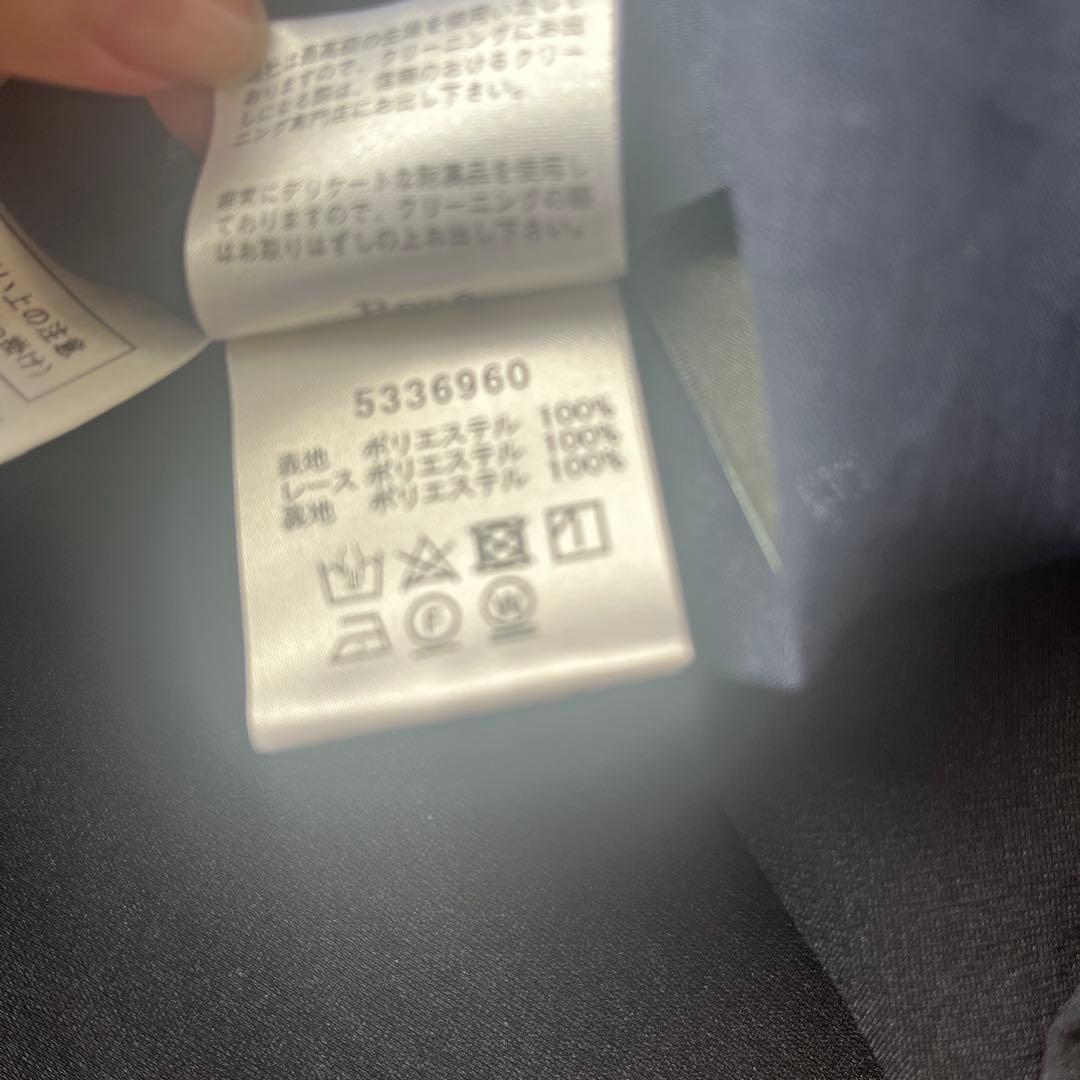 本日限定お値下げ　Rene ルネ マリーゴールド ワンピース38 ネイビー