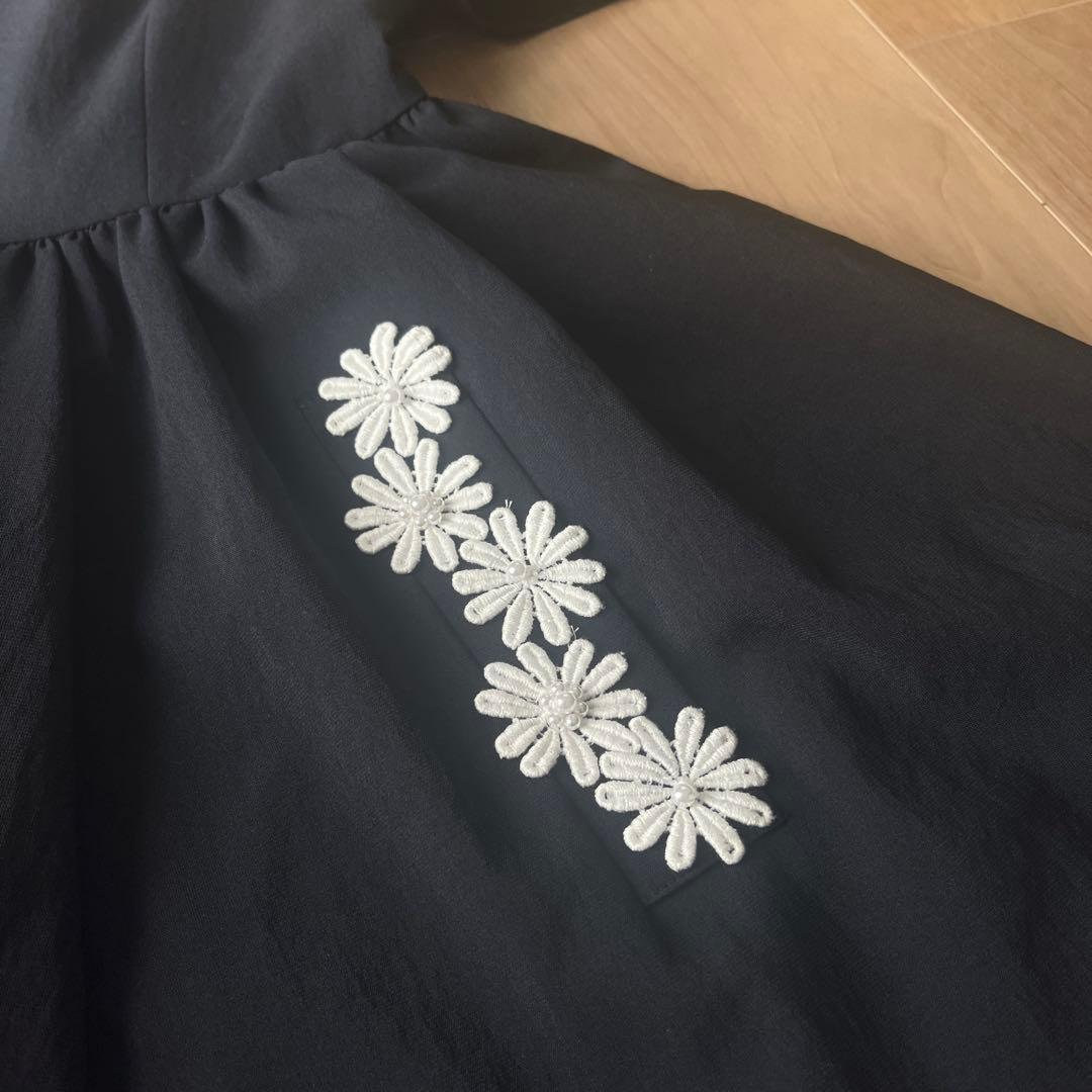 本日限定お値下げ　Rene ルネ マリーゴールド ワンピース38 ネイビー