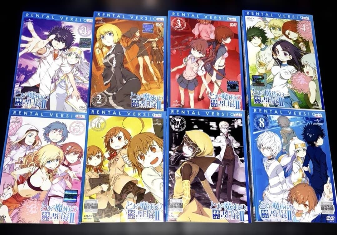 とある魔術の禁書目録 DVD 1期 2期 3期 全29枚