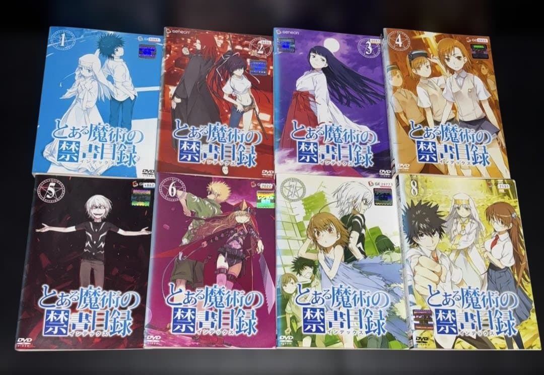 とある魔術の禁書目録 DVD 1期 2期 3期 全29枚