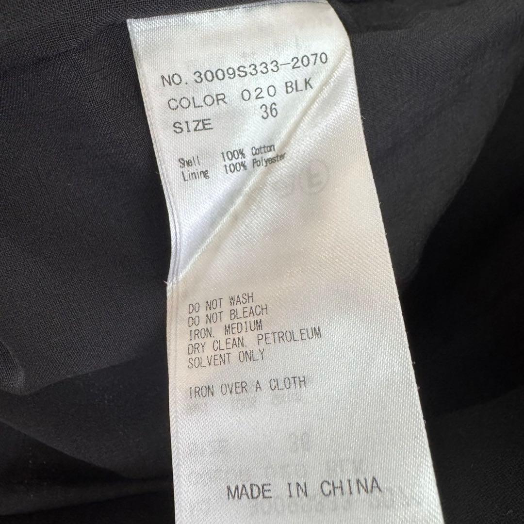 ENFÖLD（エンフォルド） オールインワン サロペット ブラック 36サイズ