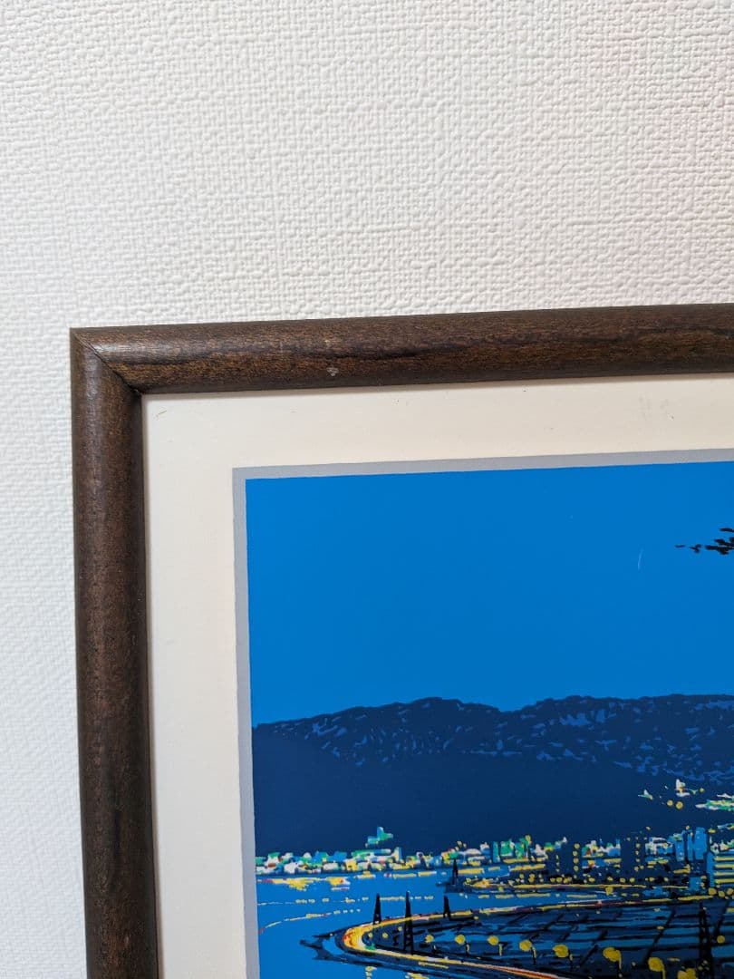 SatoSato　あさのたかを　タイルアート　諏訪市　諏訪湖　夜景