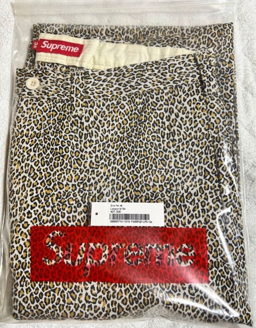 パンツ supreme Chino Pant leopard 34
