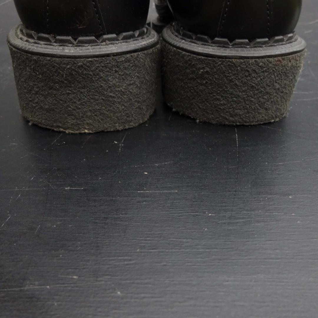良品英国製ジョージコックス 3705厚底ツートンギブソンラバーソール9検666