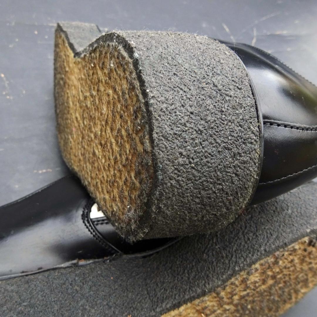 良品英国製ジョージコックス 3705厚底ツートンギブソンラバーソール9検666