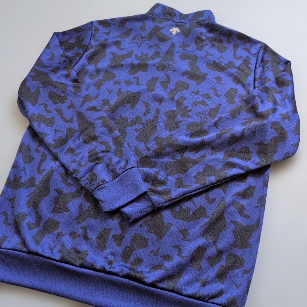 【極美品】スリクソンゴルフ　迷彩柄ジップアップブルゾン LL