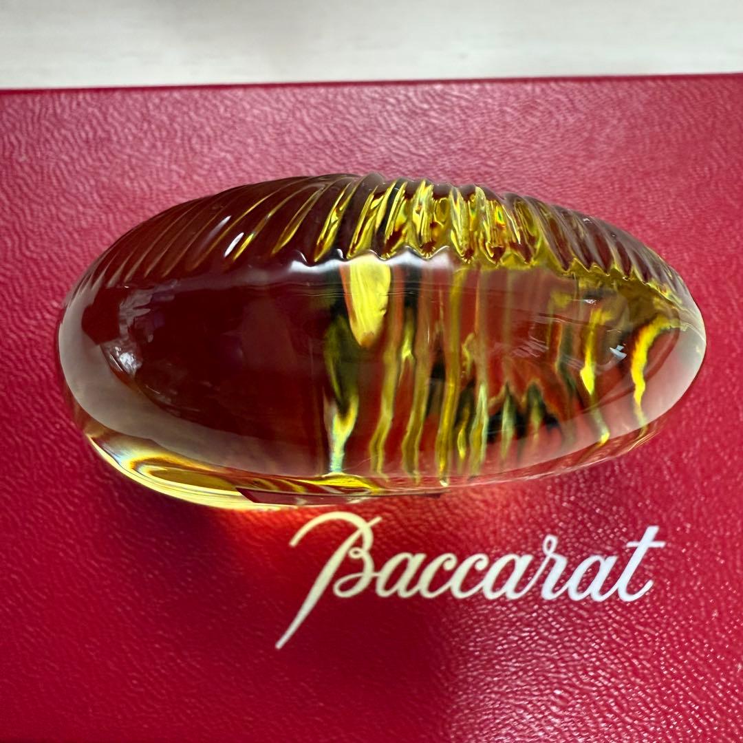 バカラ　アンモナイト　イエロー　未使用品
